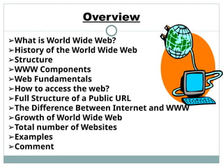 Comprehensive Overview of the World Wide Web: History, Structure, and ...