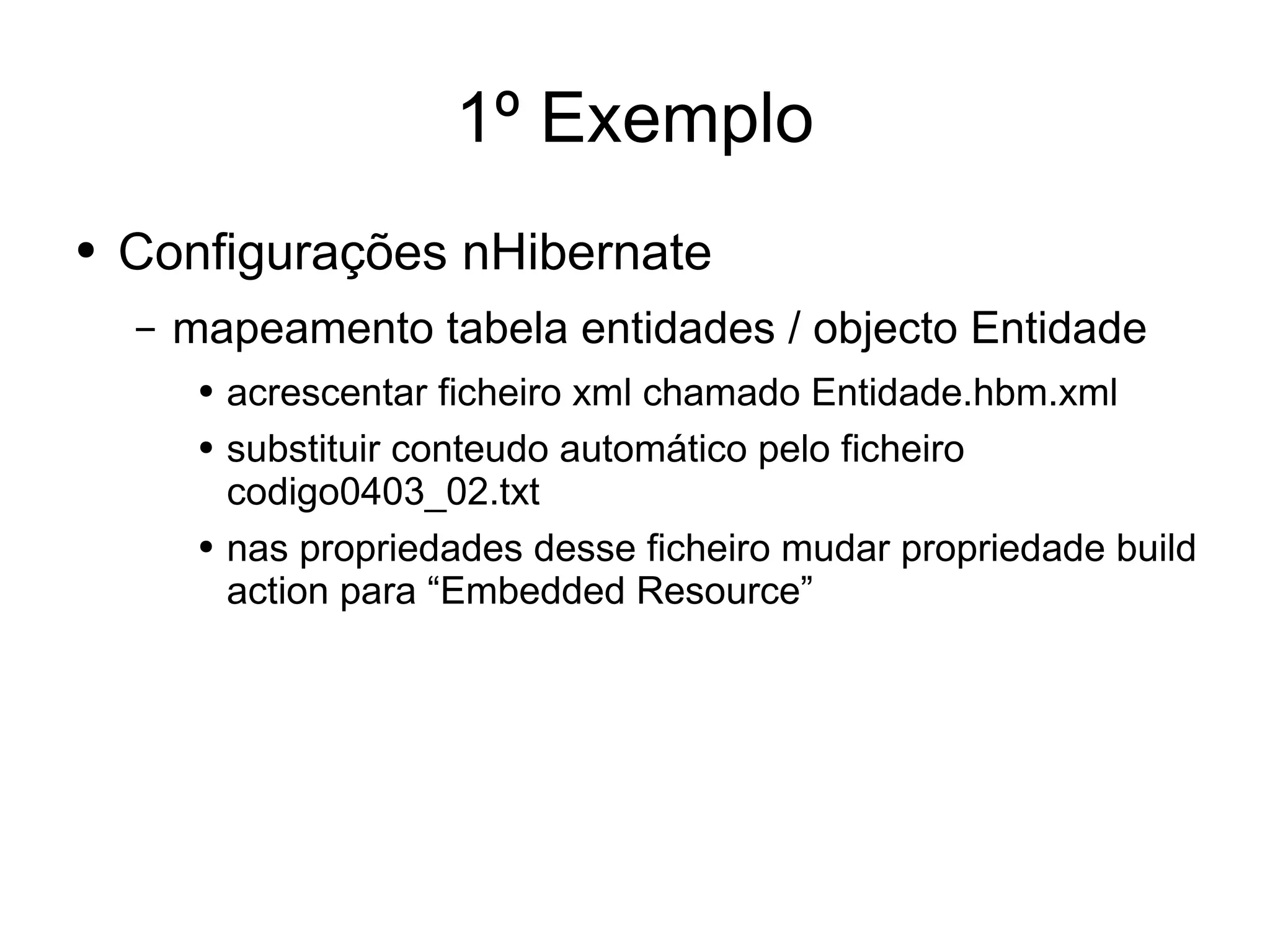 Desenvolvimento em .Net - nHibernate