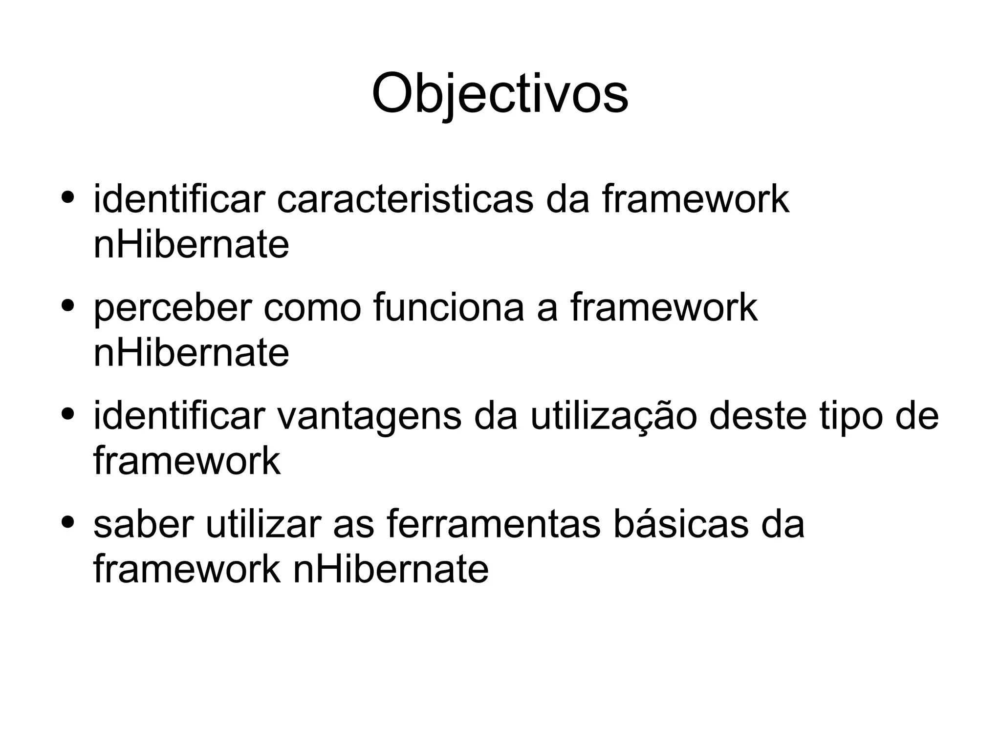 Desenvolvimento em .Net - nHibernate
