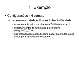 Desenvolvimento em .Net - nHibernate