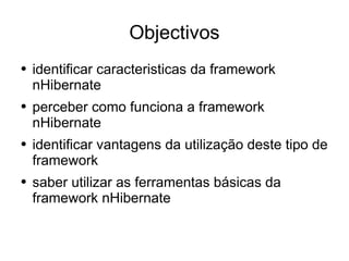 Desenvolvimento em .Net - nHibernate