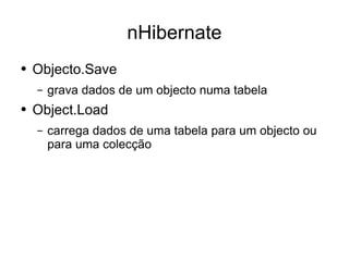 Desenvolvimento em .Net - nHibernate