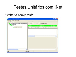 Desenvolvimento em .Net - Testes Unitários