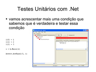 Desenvolvimento em .Net - Testes Unitários