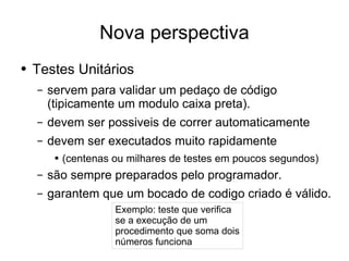 Desenvolvimento em .Net - Testes Unitários