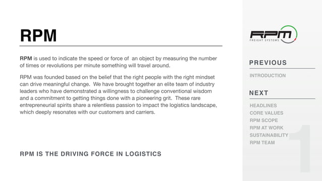 RPM Presentation | PPT