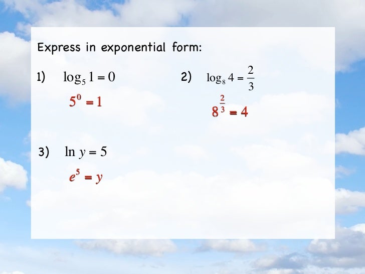 0404 ch 4 day 4 ln x 3 in exponential form