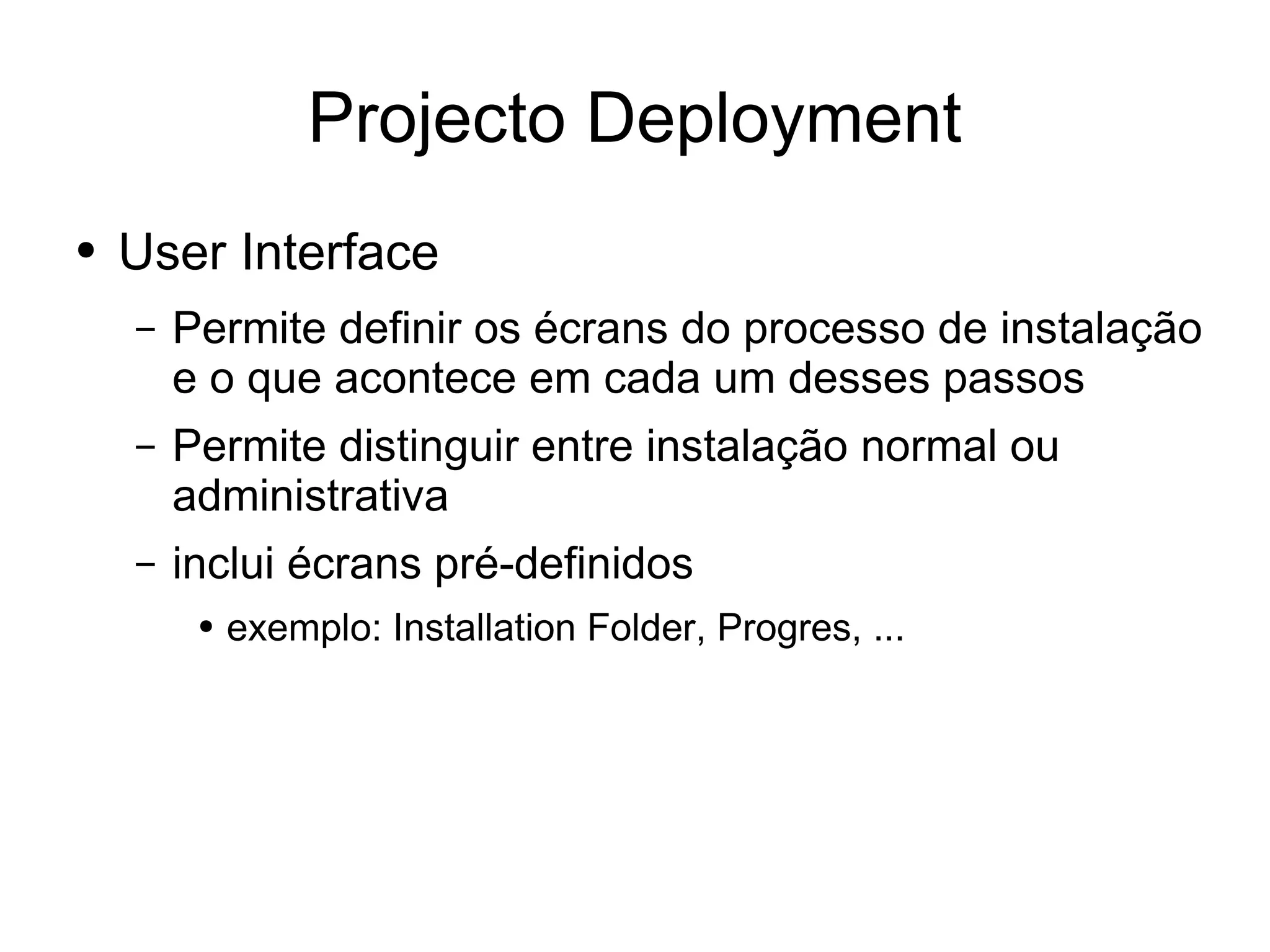 Desenvolvimento em .Net - Deployment