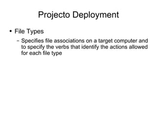Desenvolvimento em .Net - Deployment