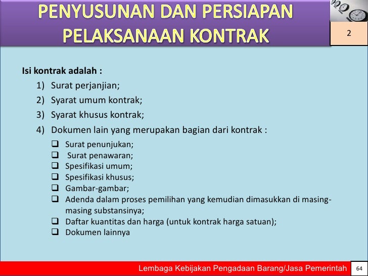 Pelaksanaan Pengadaan Barang, Pekerjaan Konstruksi, dan ...