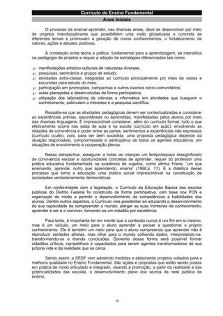 Currículo da Educação Básica