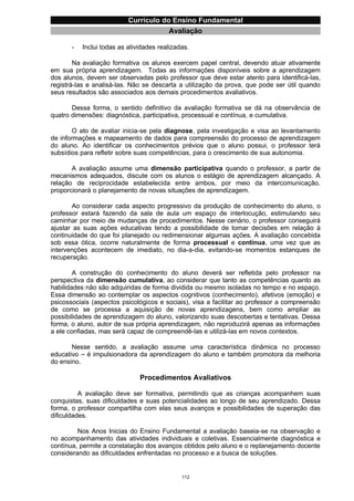 Currículo da Educação Básica