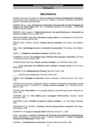 Currículo da Educação Básica