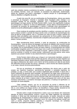 Currículo da Educação Básica