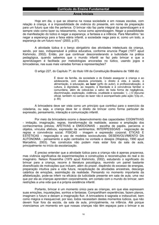 Currículo da Educação Básica