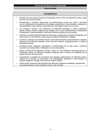 Currículo da Educação Básica