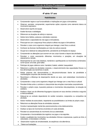 Currículo da Educação Básica