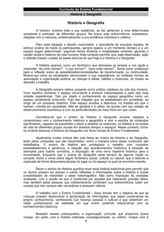 Currículo da Educação Básica