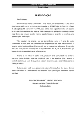 Currículo da Educação Básica