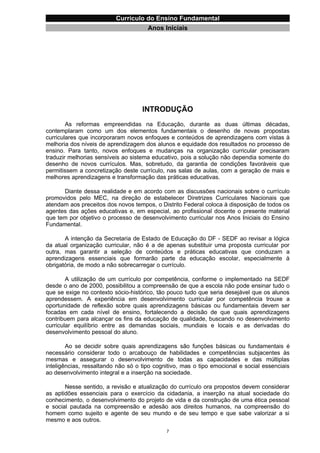 Currículo da Educação Básica