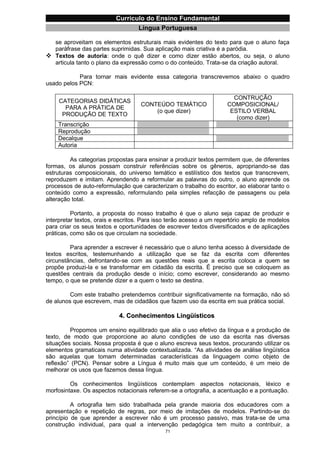 Currículo da Educação Básica