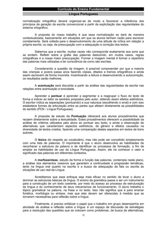 Currículo da Educação Básica