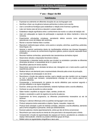 Currículo da Educação Básica