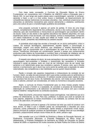 Currículo da Educação Básica