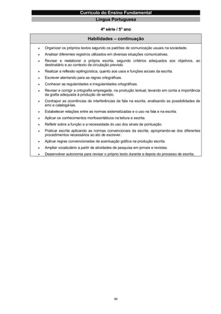 Currículo da Educação Básica