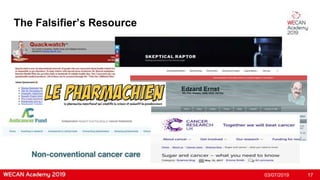 The Falsifier’s Resource
03/07/2019 17
 