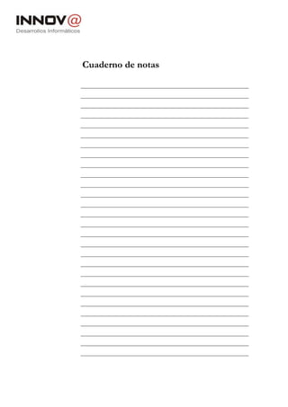 Cuaderno de notas
 