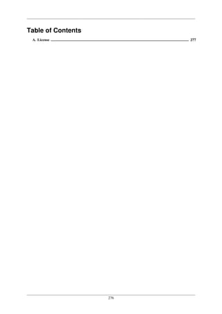 276
Table of Contents
A. License .................................................................................................................................................... 277
 
