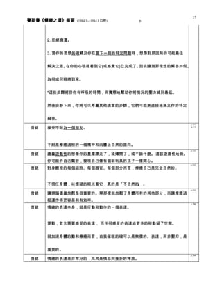 健康之道 分類摘要 0408