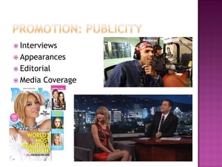  Interviews
 Appearances
 Editorial
 Media Coverage
 