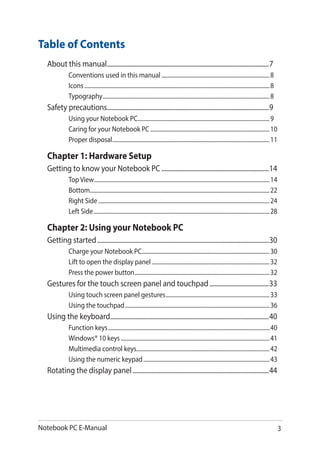 ASUS Q-Series Q524UQ Manual PDF / User Guide | PDF