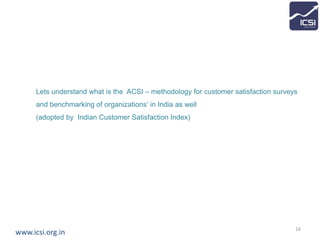 Indian Customer Satisfaction Index-General Deck | PDF