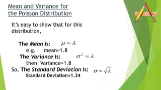 Poission distribution | PPTX
