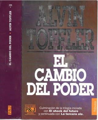 Alvin Toffler - Libro Autografiado El Cambio del Poder