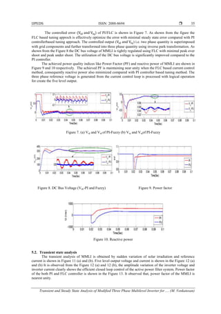 Transient and Steady State Analysis of Modified Three Phase Multilevel ...