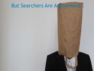 67WordStream Confidential
Live
But Searchers Are Anonymous…
 