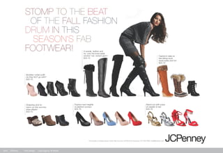 2010	 JCPenny 	 Print Design 	 Lead Agency: M-Booth
 