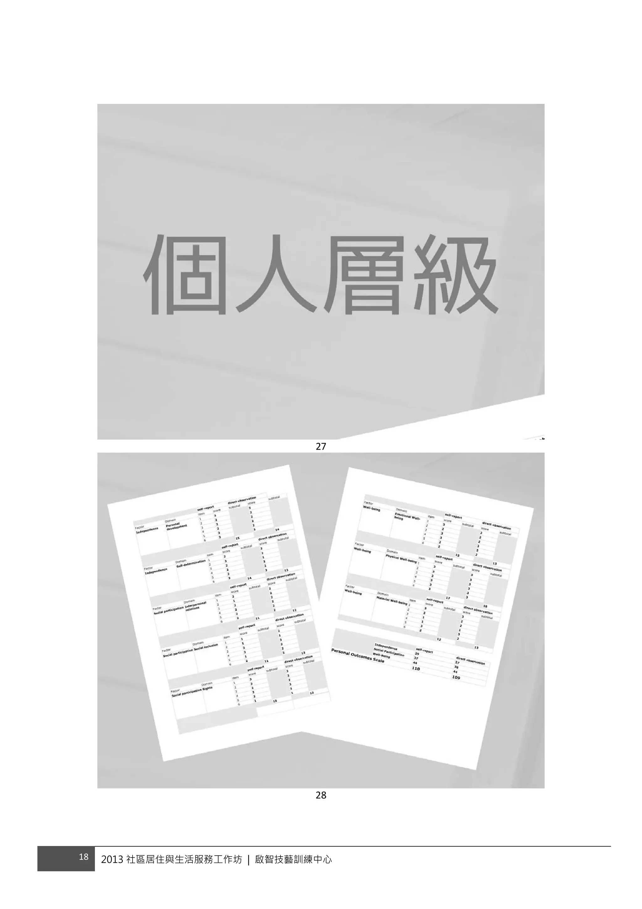 18  2013 社區居住與生活服務工作坊 | 啟智技藝訓練中心
 
 
 
 
27 
 
28 
 
 
 