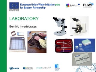European Union Water Initiative plus
for Eastern Partnership
© iStockphoto.com/ansonsaw
LABORATORY
Benthic invertebrates
24
 