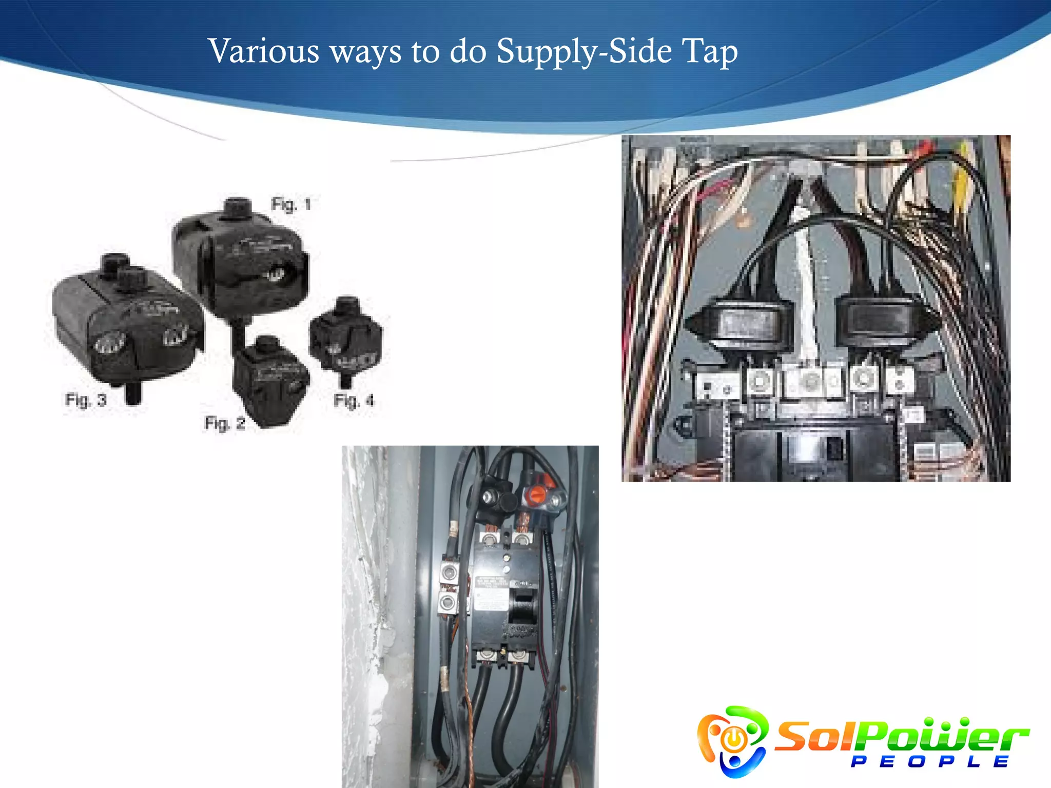 Various ways to do Supply-Side Tap
 