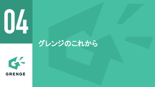 グレンジのこれから
 