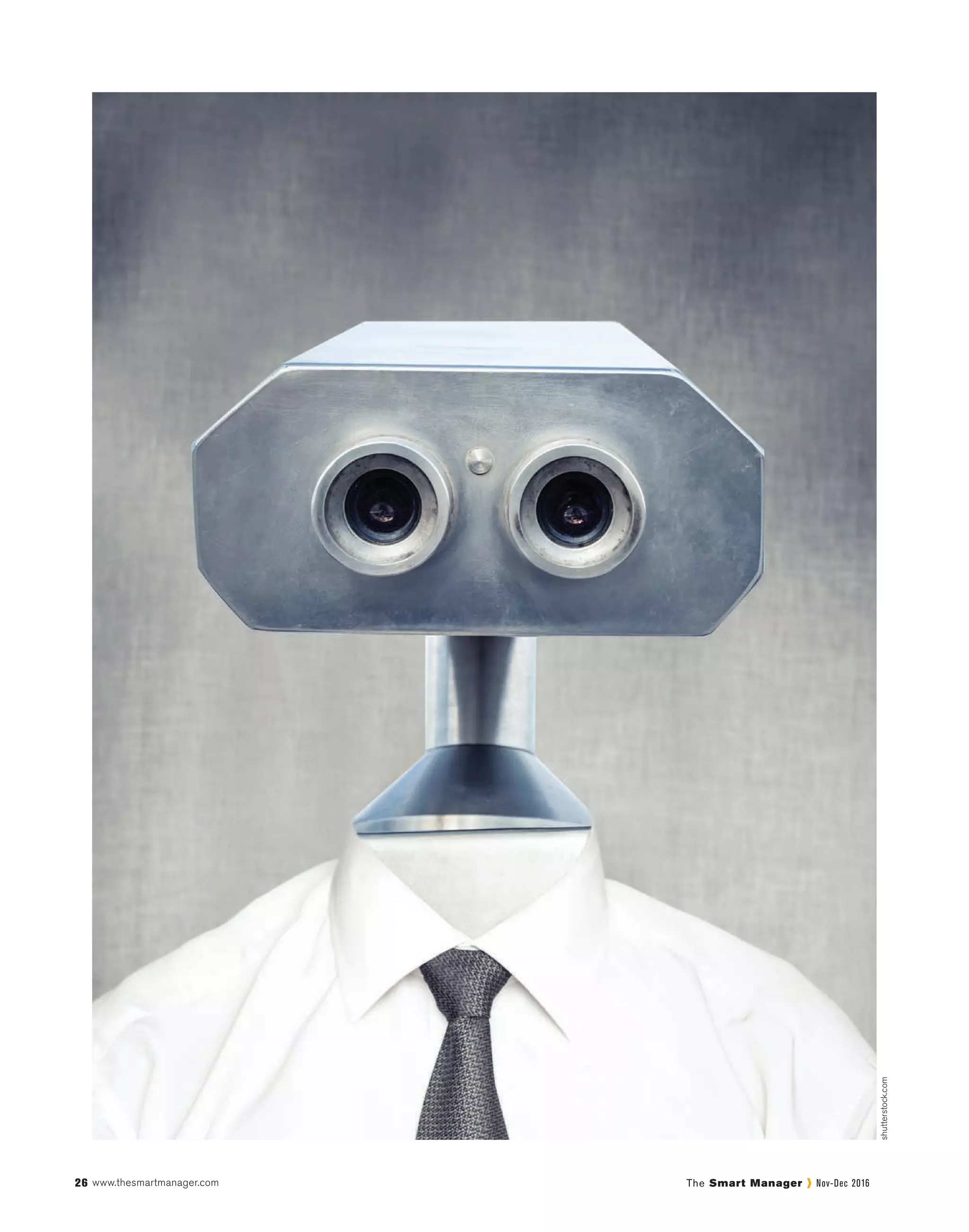 www.thesmartmanager.com26 The Smart Manager Nov-Dec 2016
shutterstock.com
 