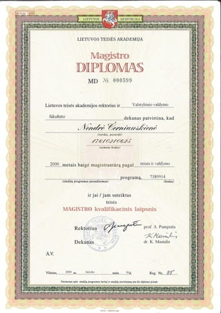 NC_magistro diplomas