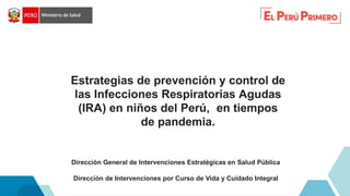 estrategias de prevencion en niños con iras | PPTX