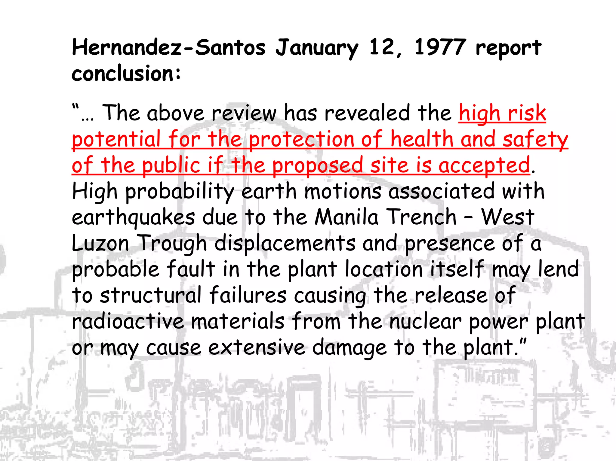 042009 Campaign Vs Bataan Nuclear Power Plant Dr Giovanni Tapang