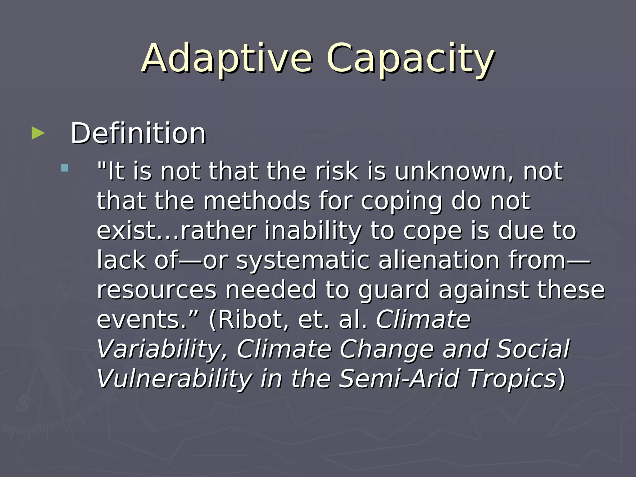 042009 Climate Change: Third World Vulnerability, First World Accountability Ros B De Guzman